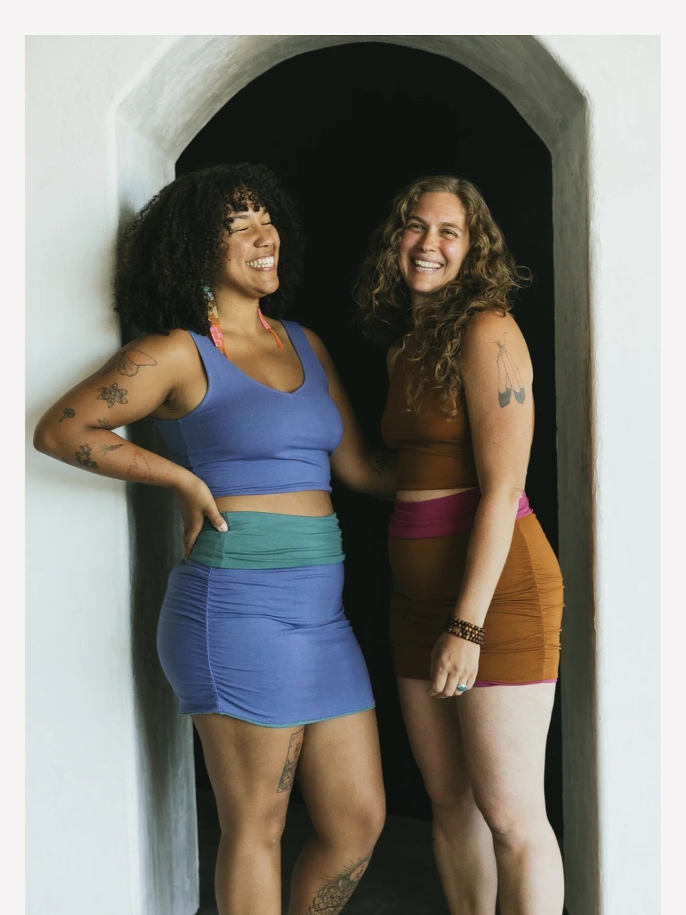 TWO BLUE LAVENDER Una Pluma Stretch Tube Skirt Ruching mini XL